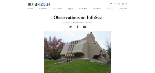 Observations on InfoSec