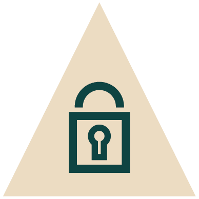Security warning badge